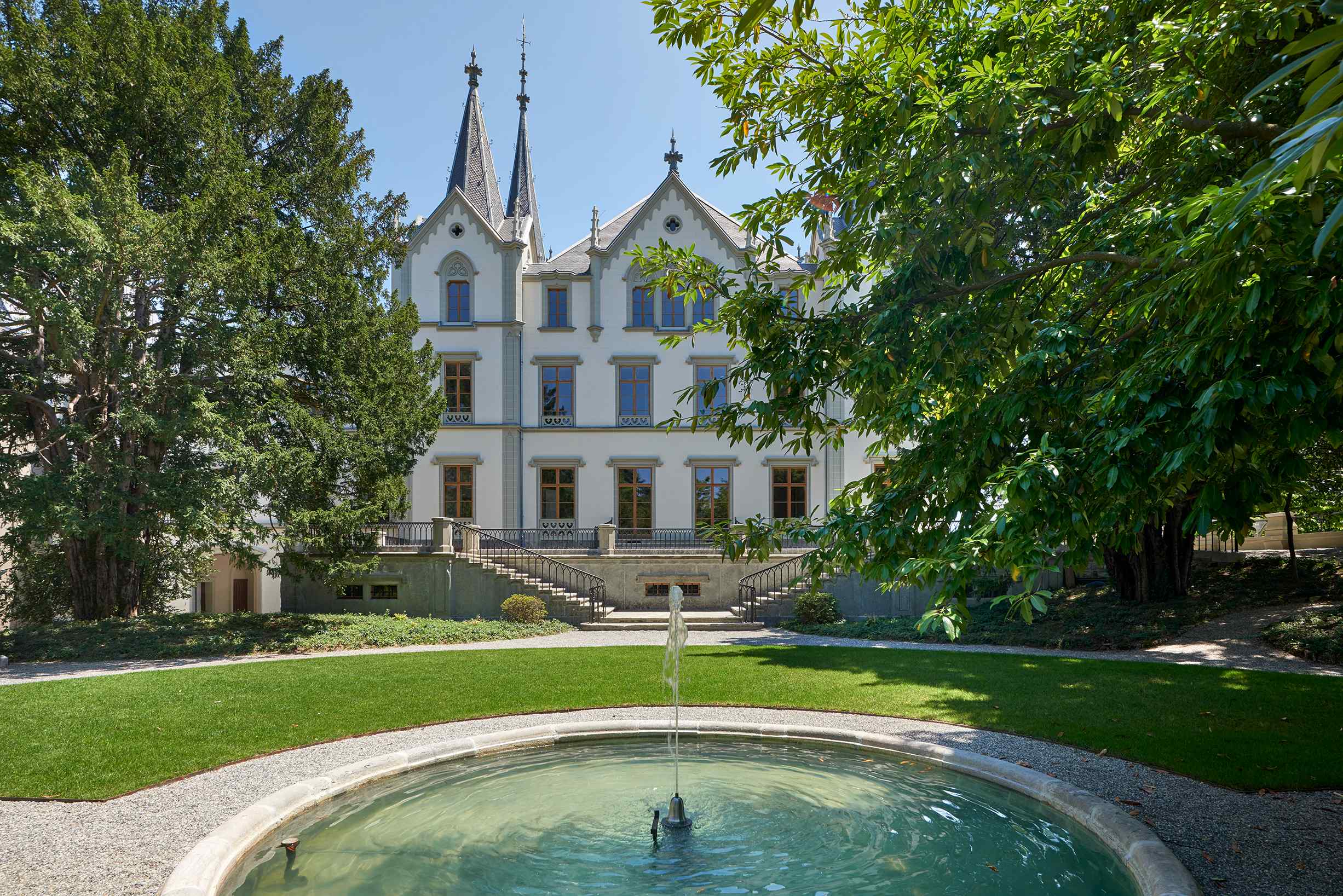 Château de l'Aile à Vevey en Suisse